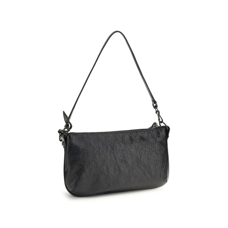 Black lamb ovis aries aries shoulder bag-null