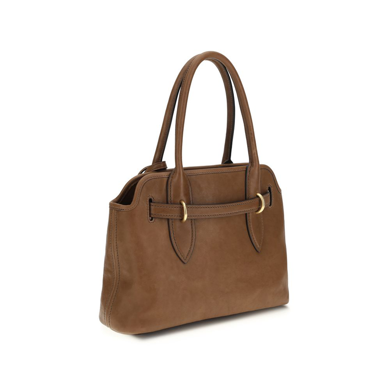 Brown lamb ovis aries aries handbag-null