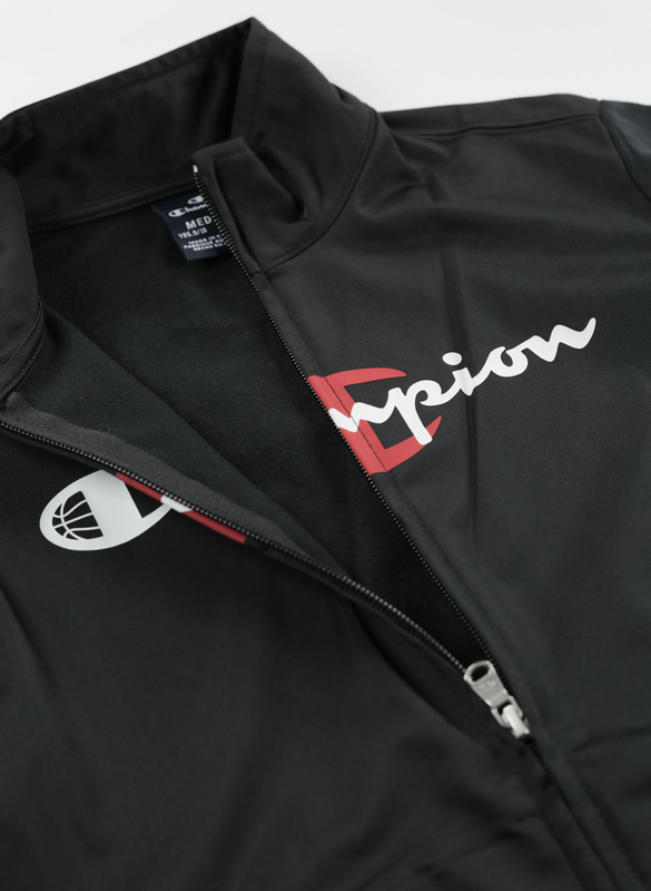 Product image: Champion boy full zip suit (306585)-black-null