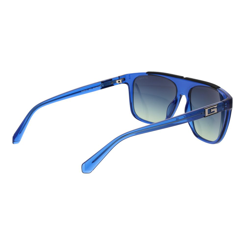 Blue stainless steel sunglasses-null