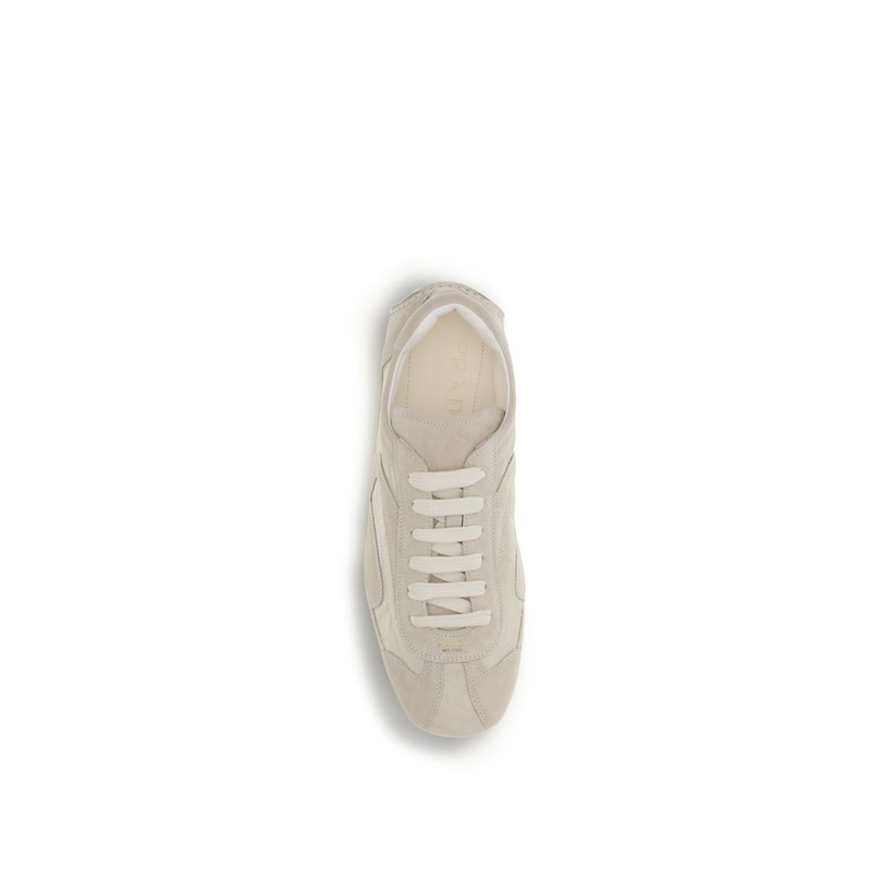 Beige calf leather bos taurus sneakers-null