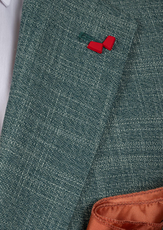 Dezign melange textured blazer image number null
