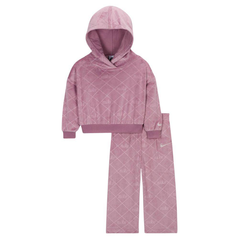 Nike little kids cozy all over print monogram set-null