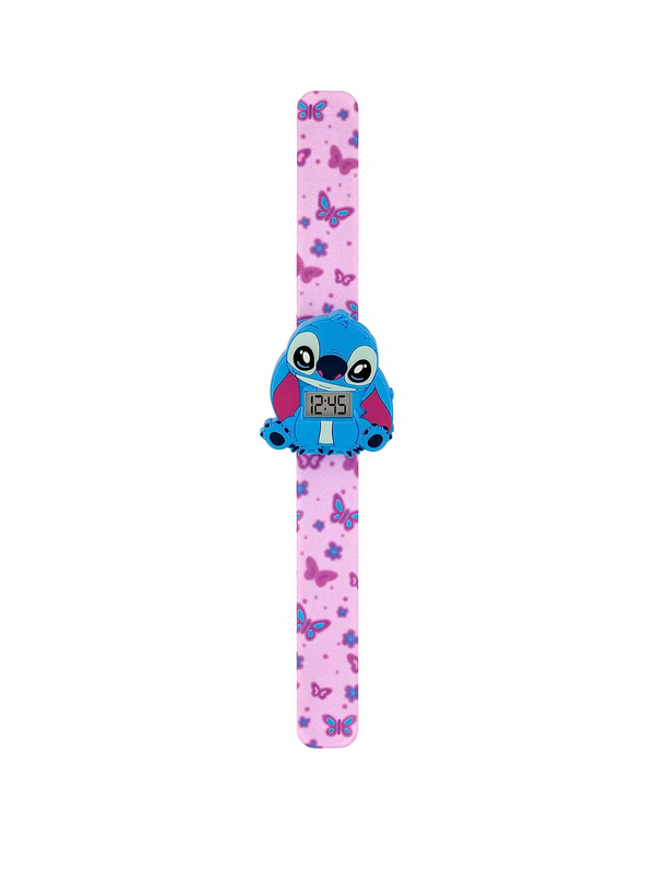 Product image: Stitch digital watch pink slapband-null