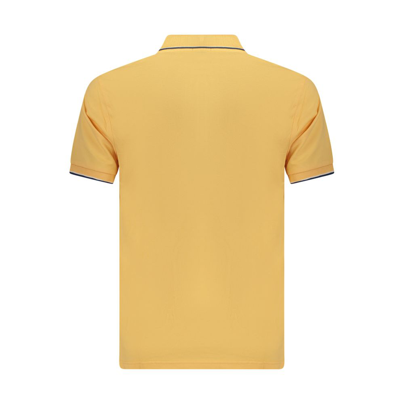 Orange cotton men's polo shirt-null
