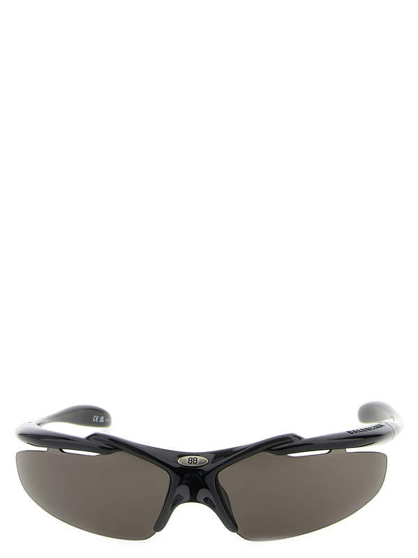 Black polyamide sunglasses-null