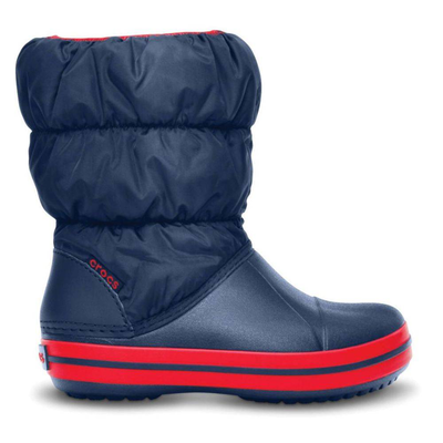 Winter puff kids boots, Navy, medium