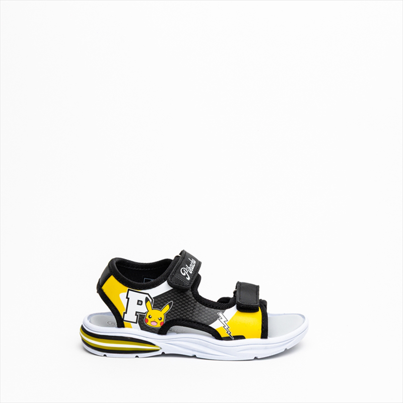 Pikachu ankle strap boys sandals with lights-null
