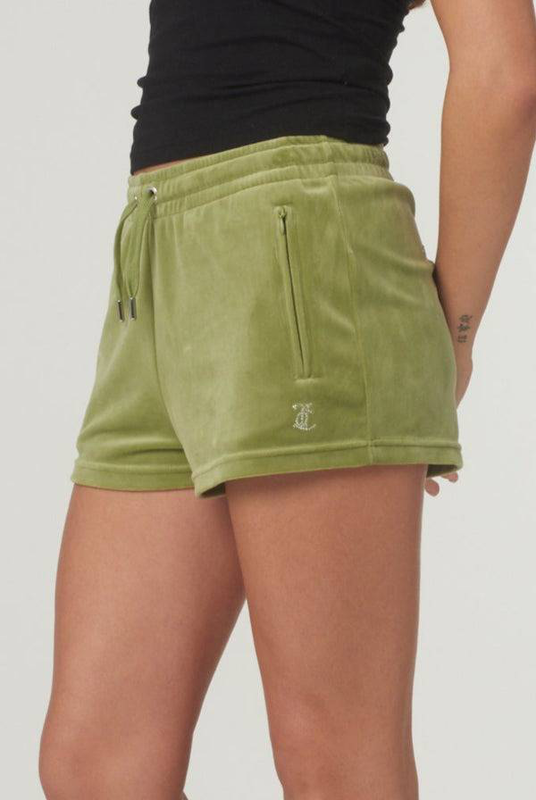 Juicy Couture tamia velour diamante track shorts-null