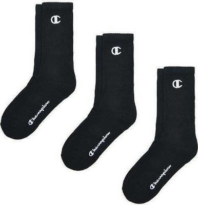 Champion 3pp crew socks (804558), Black, medium