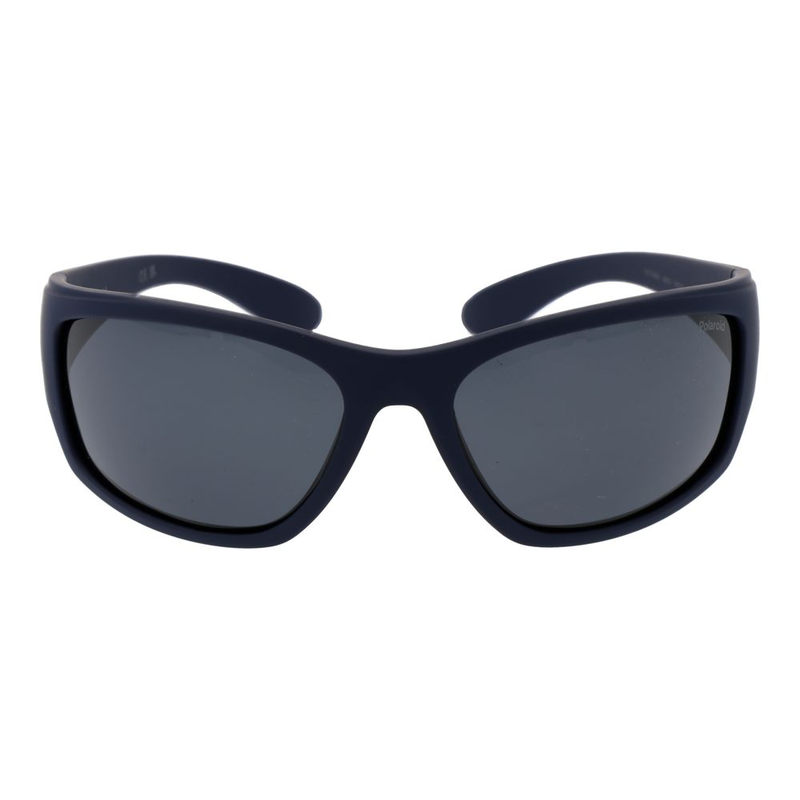 Blue plastic sunglasses-null