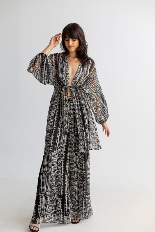 Be you cardigan print-null