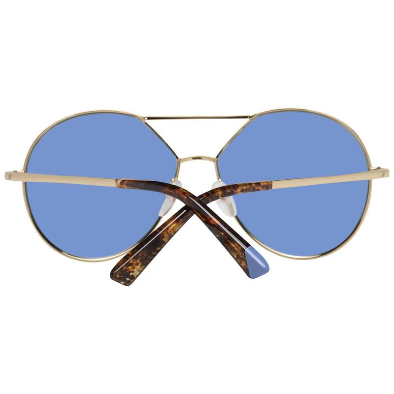 Gold metal sunglasses-null