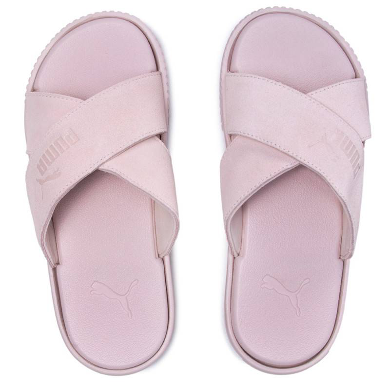Puma platform suede womens sandals-null