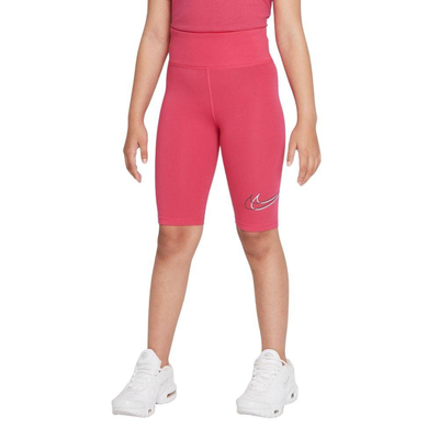 Sportswear girls dance bike shorts, Rush Pink, medium
