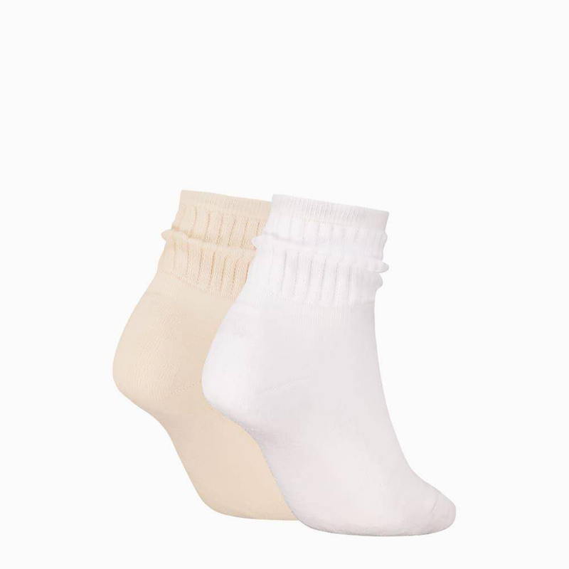 Women short crew slouch sock 2p image number null