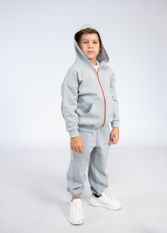 Set sweatshirt hoodie cardigan with joggers image number null