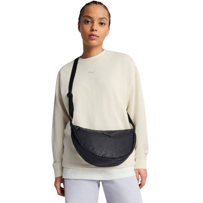 Pop half moon bag, Black, medium