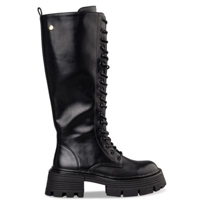 Envie women p.u boots, Black, medium