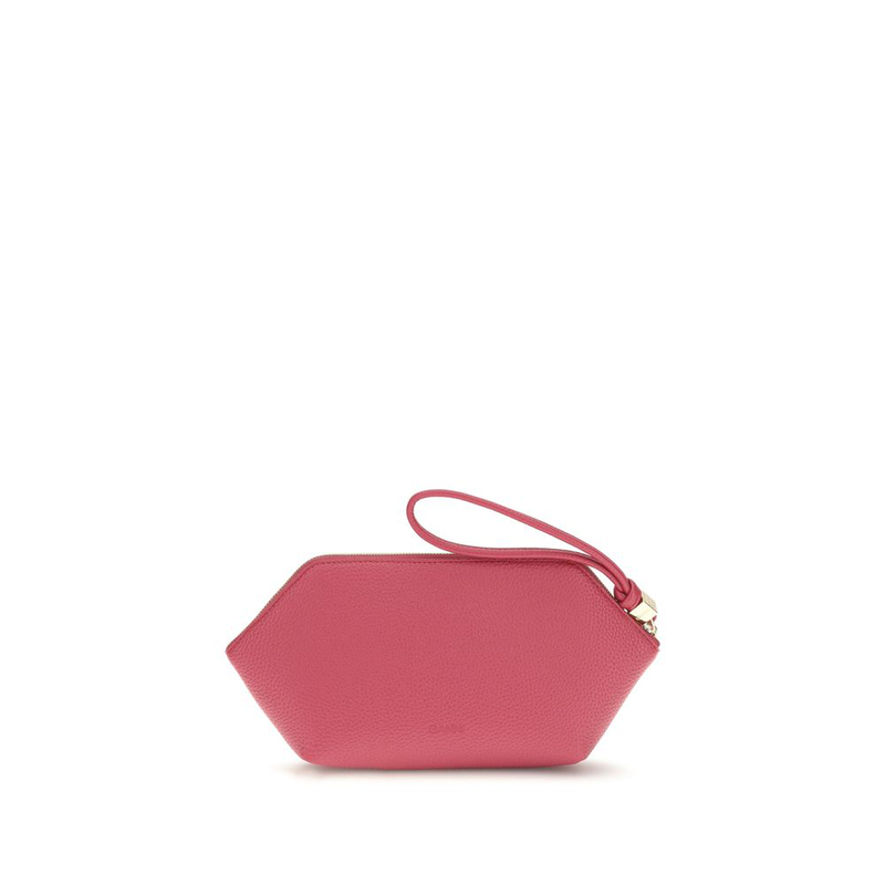 Multicolor recycled polyester clutch bag-null