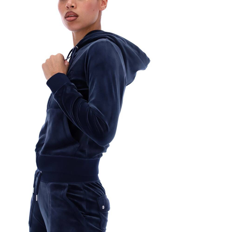 Robertson classic velour zip hoodie-null