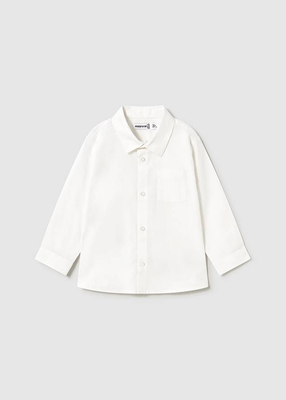 Πουκαμισο μακρυμανικο basic, White, medium
