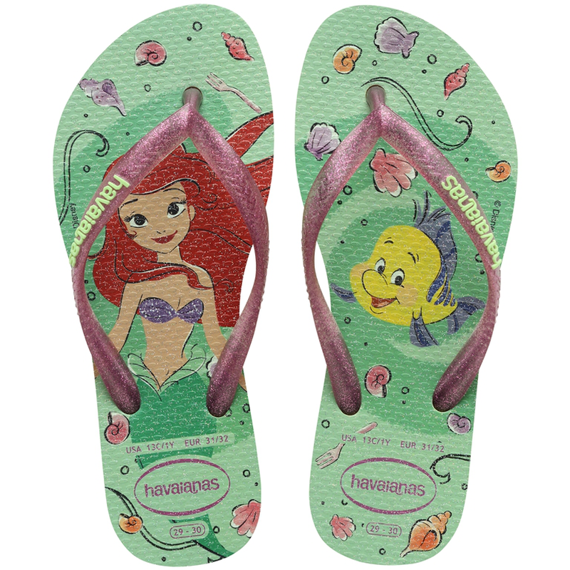 Havaianas kids slim princess green/light green-null