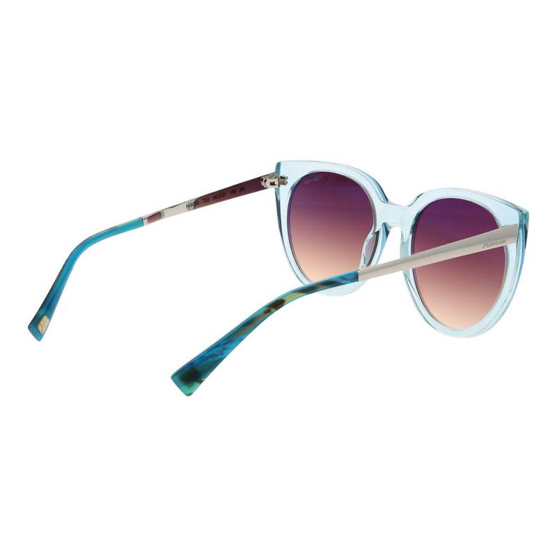 Blue plastic sunglasses-null