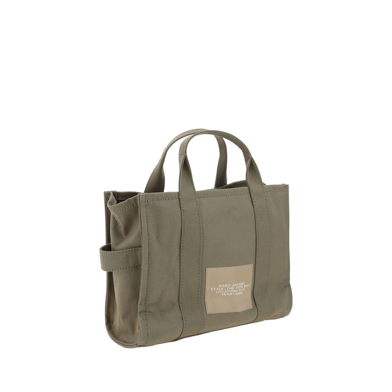 Brown cotton handbag-null