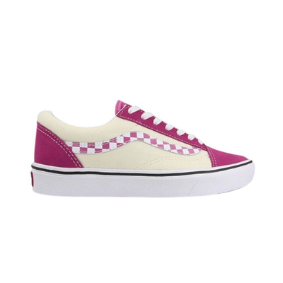 Comfycush old skool shoes, Beige / Pink, medium