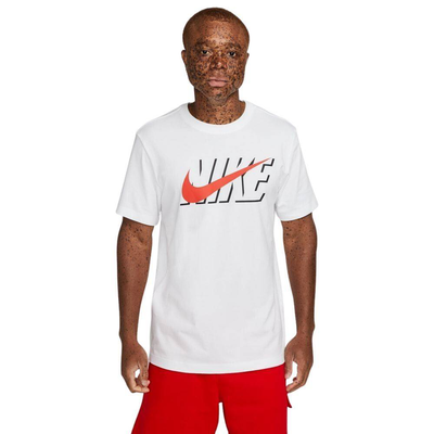 Sportswear swoosh block t-shirt, White, medium