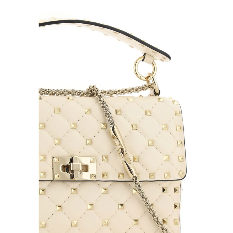 Beige lamb ovis aries aries handbag-null