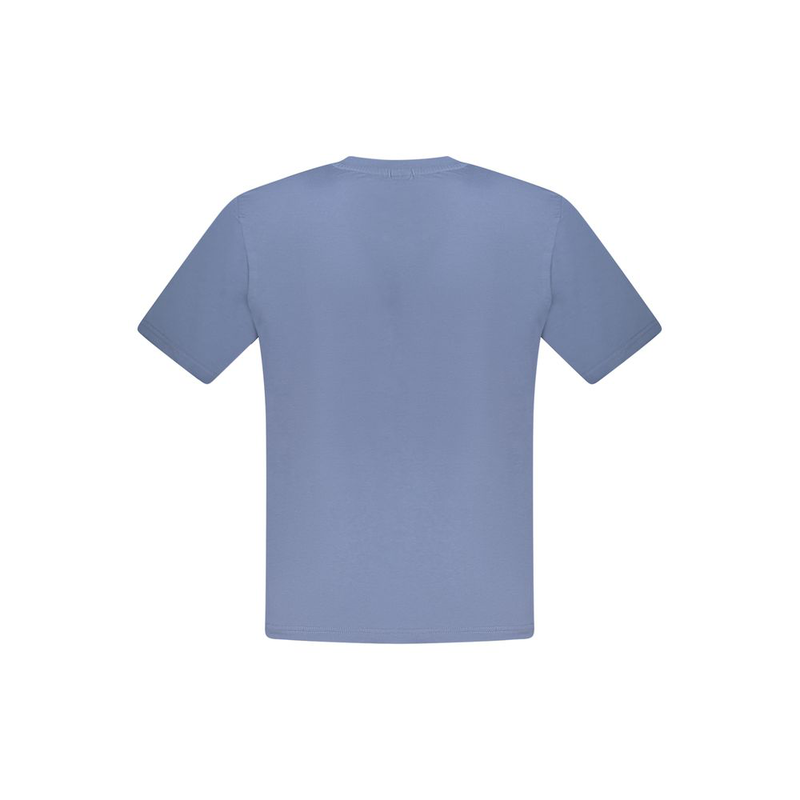 Blue cotton men t-shirt-null
