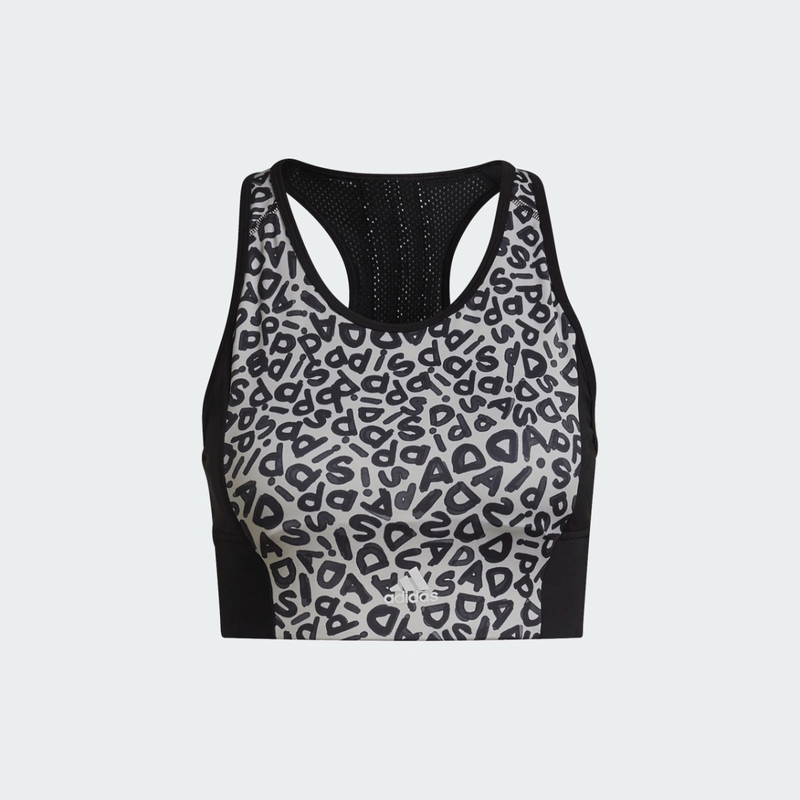 Product image: Adidas farm rio aeroready 3-stripes print sports crop top gs6339-null