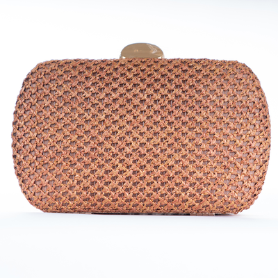 Clutch bag brown