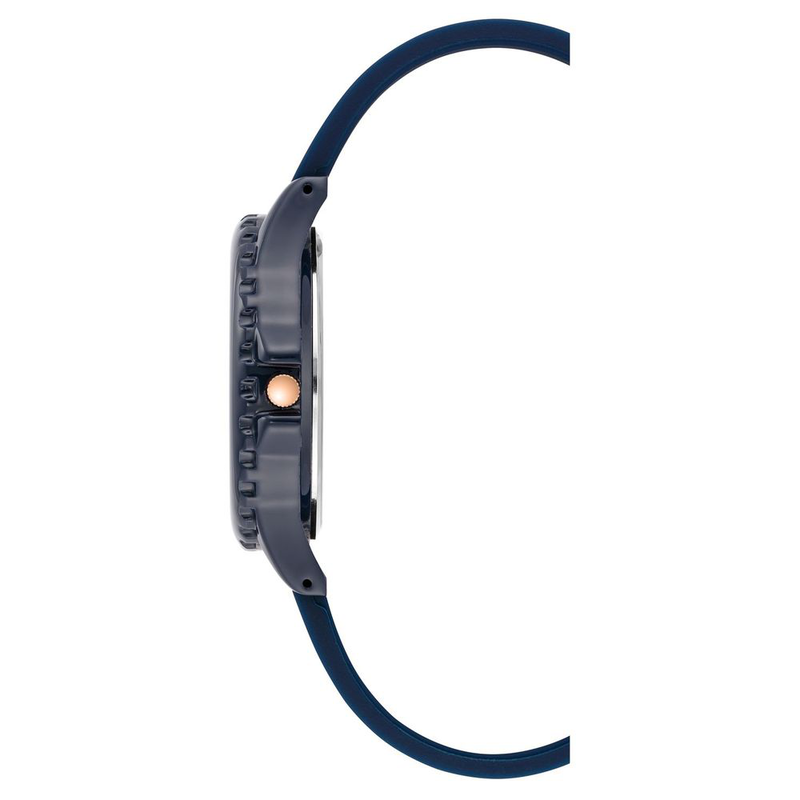 Blue synthetic dress watch-null