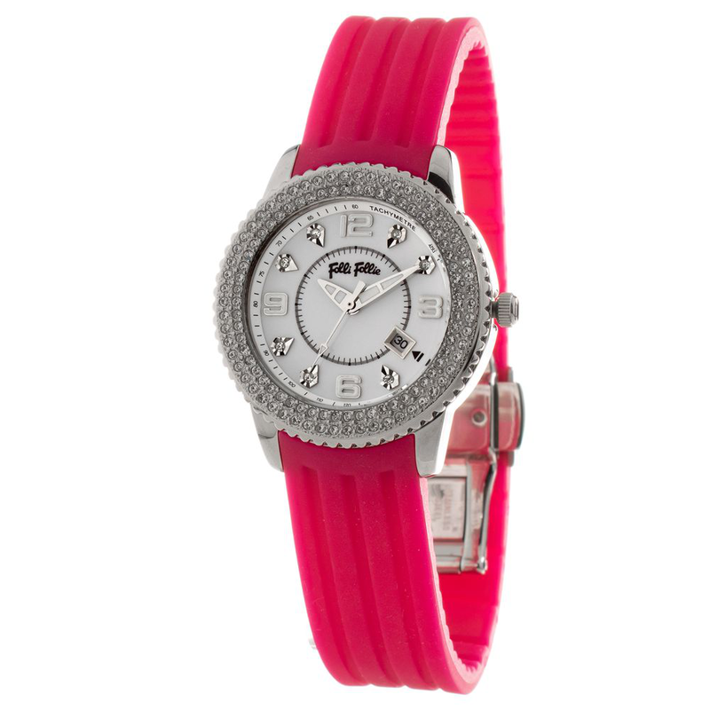 Multicolor plastic dress watch-null