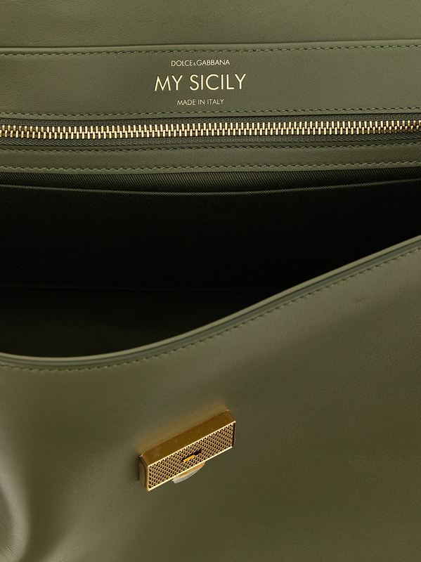 Bicolor calfskin handbag-null