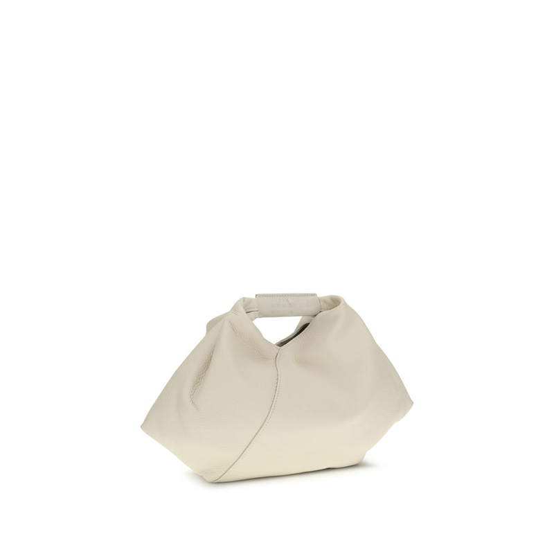 White calf leather bos taurus handbag-null