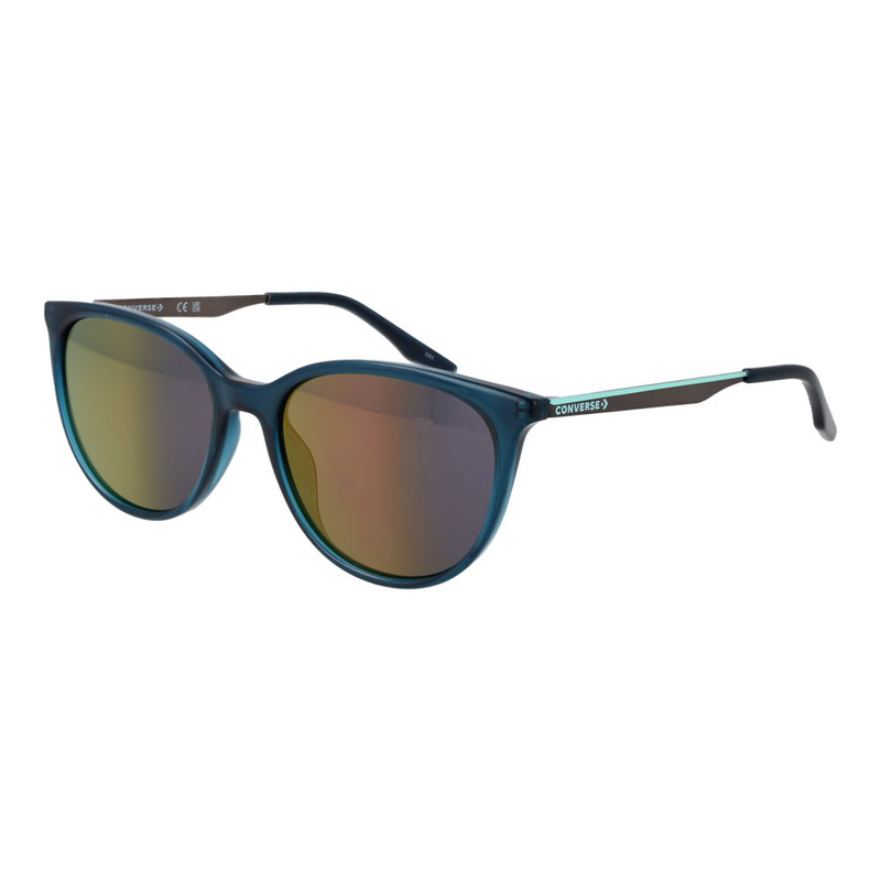 Turquoise metal sunglasses-null