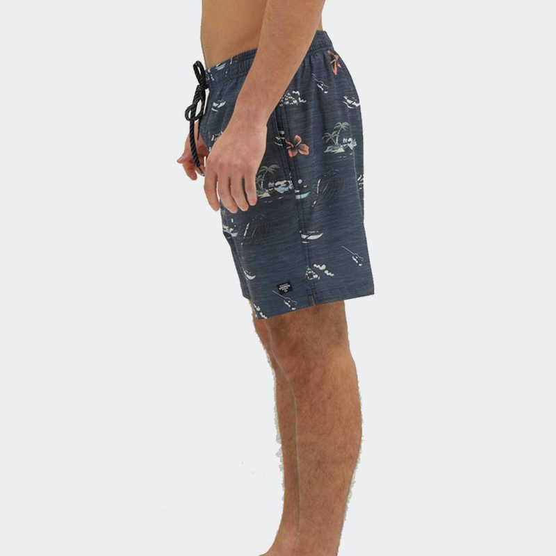 Product image: Mens printed packable volley swimshort-null