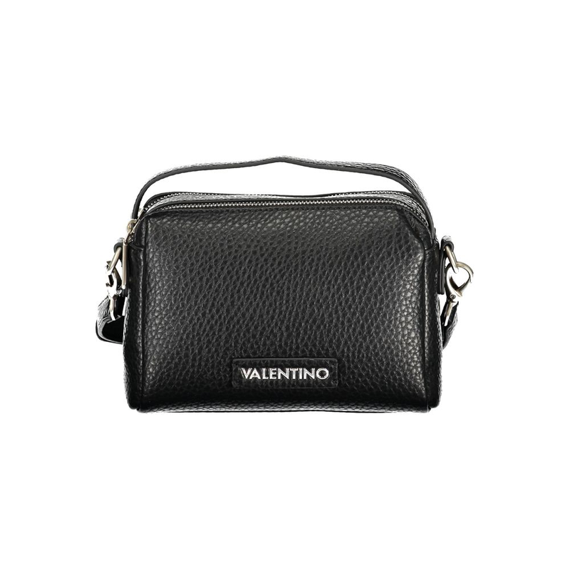 Nero poliuretano women handbag-null