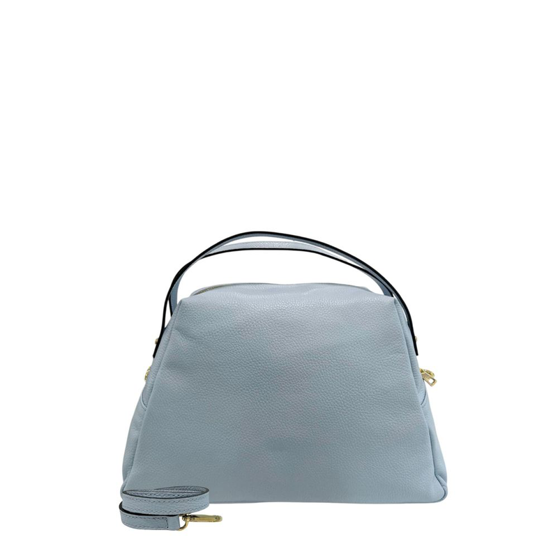 Blue leather women bag-null