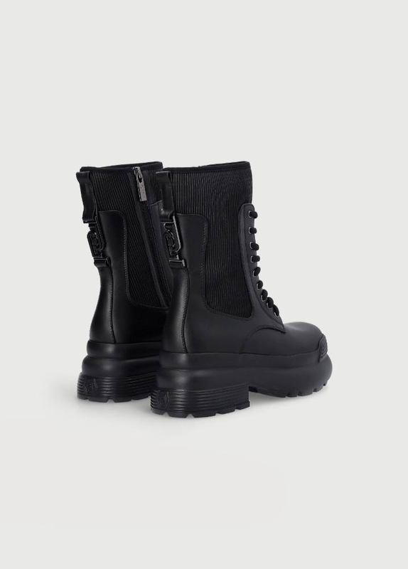 Amy 06 - combat boots with pleats-null