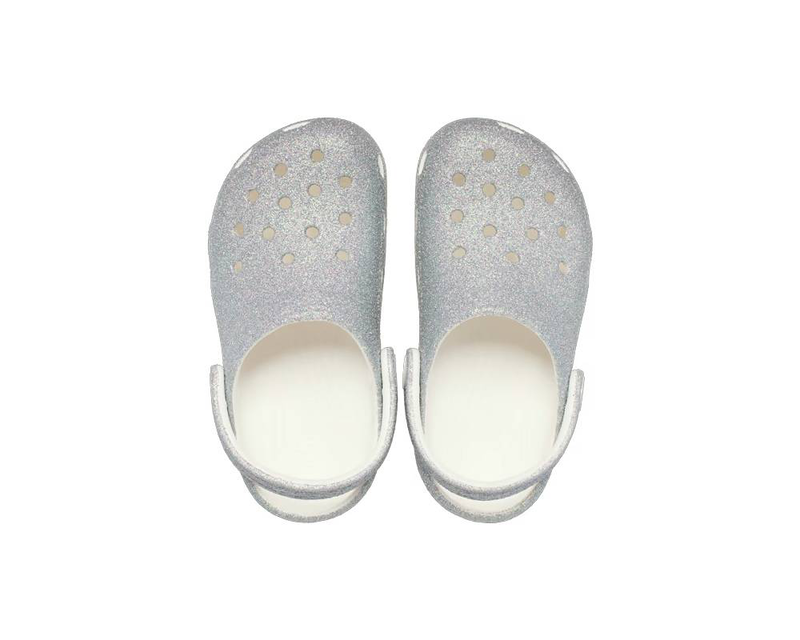 Classic iridescent glitter toddler clog-null