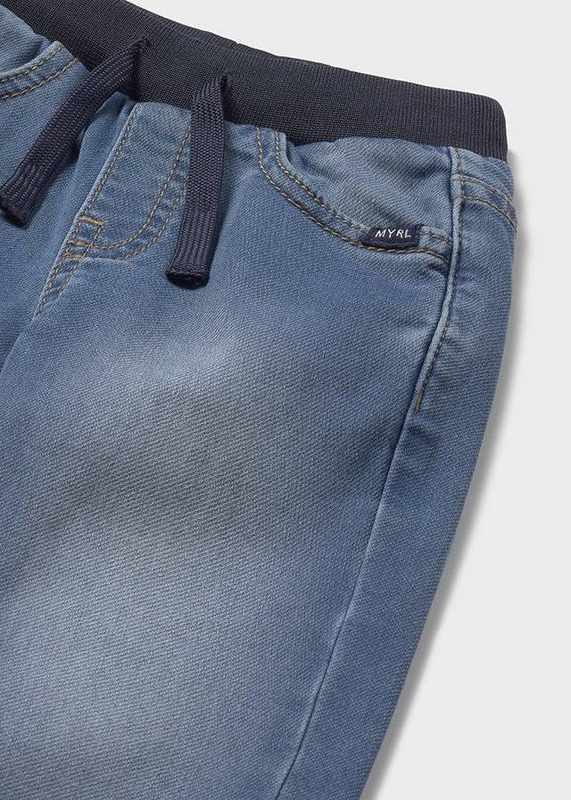 &Pi;&alpha;&nu;&tau;&epsilon;&lambda;&omicron;&nu;&iota; soft denim jogger-null