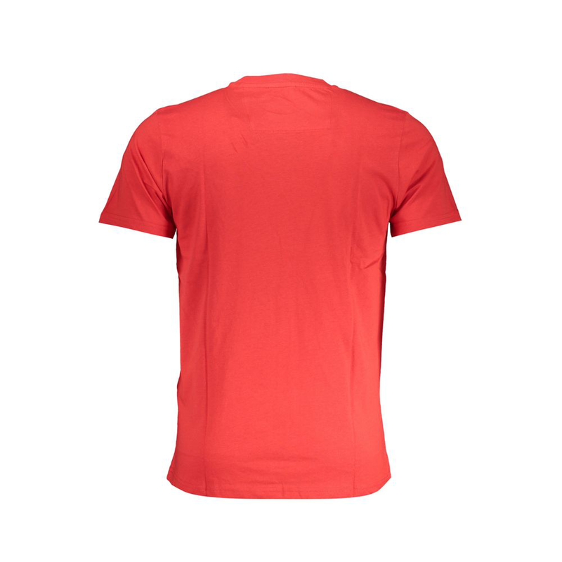 Red cotton men's t-shirt-null
