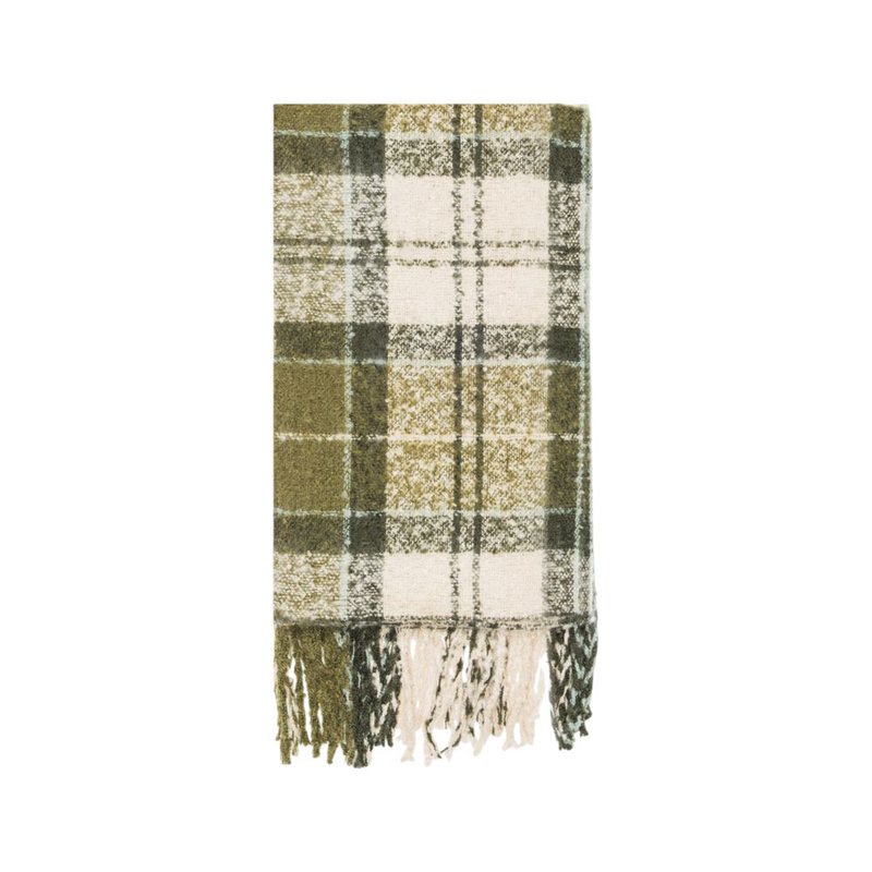 Green polyester beanie-null