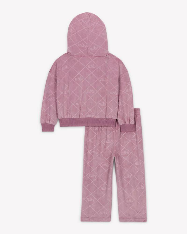 Nike little kids cozy all over print monogram set-null