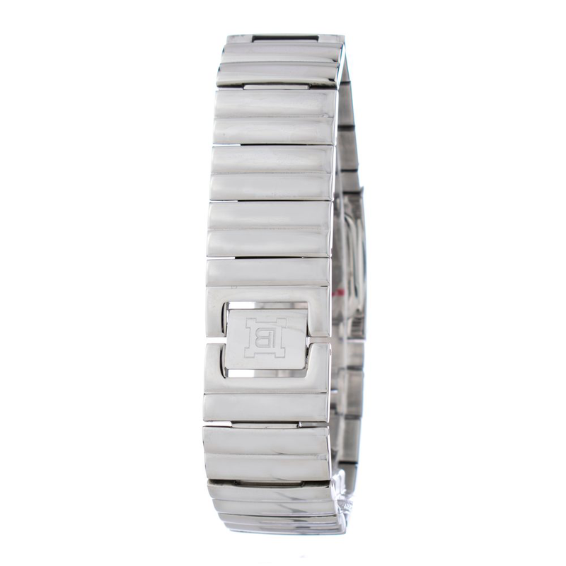 Silver stainless steel dress watch-null